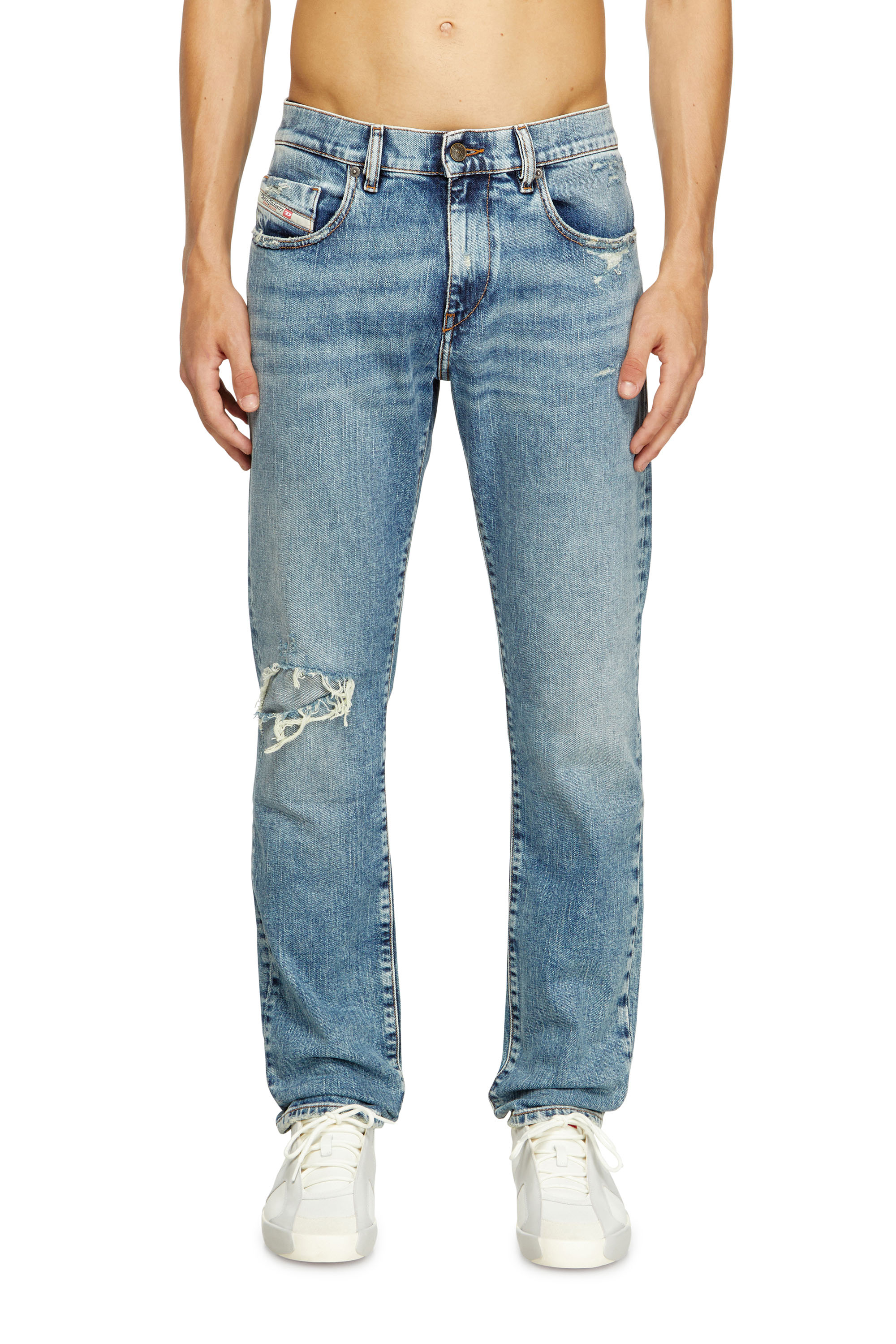 Diesel - Man's Slim Jeans 2019 D-Strukt 09L34, Light Blue - 1